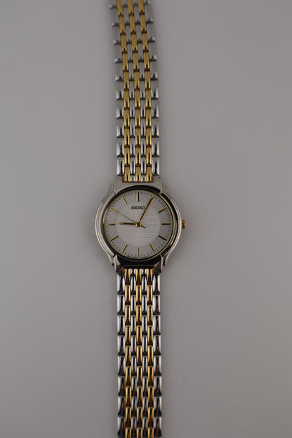 Vintage Seiko Women's 32mm Stainless Steel Two-Tone Quartz Watch V701-2V70