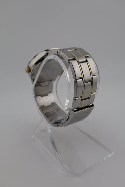 Seiko Solar 2017 SUR363 Two-Tone Men's Watch - Working Condition
