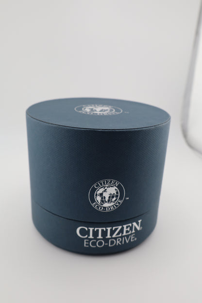 Citizen Eco-Drive E111 Paradigm Tonneau Gold-Tone Men's Watch - New w/ Box and Papers