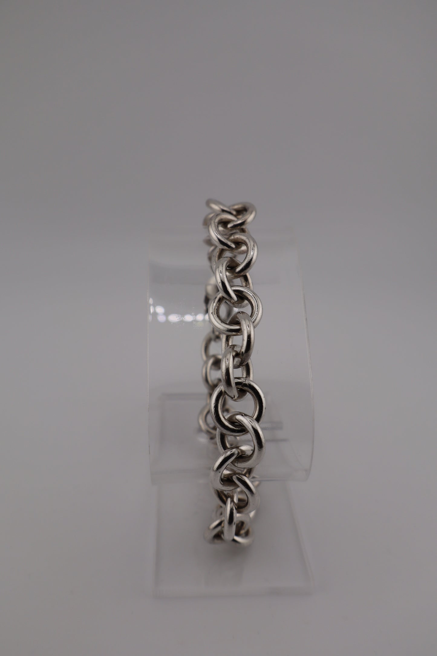 Sterling Silver Rolo Chain Bracelet – 8” (925, Lobster Clasp, 37.3g)