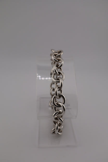 Sterling Silver Rolo Chain Bracelet – 8” (925, Lobster Clasp, 37.3g)