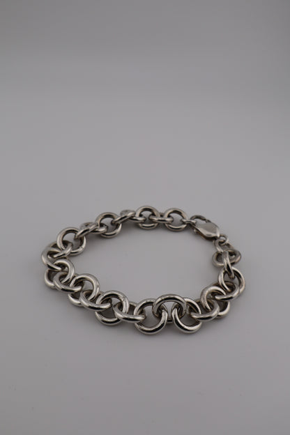 Sterling Silver Rolo Chain Bracelet – 8” (925, Lobster Clasp, 37.3g)