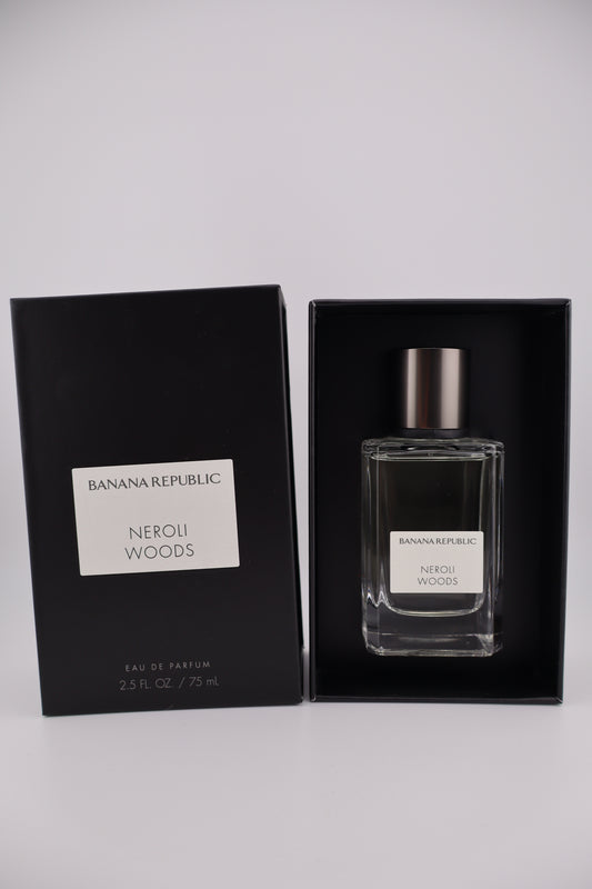 Banana Republic Neroli Woods Eau de Parfum – 2.5oz / 75ml (Men’s, Original Box, Lightly Used)