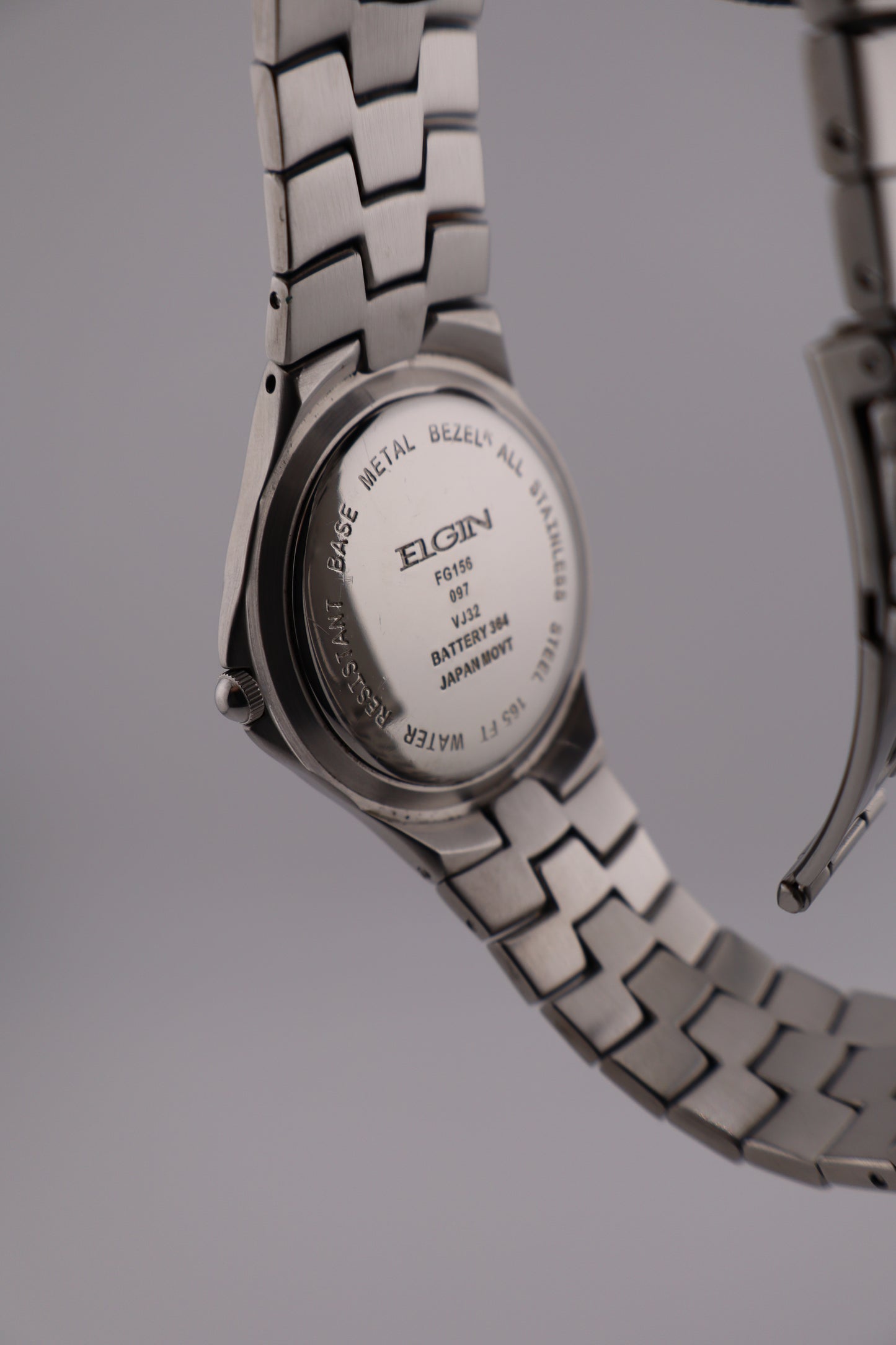 Vintage Elgin Diamond FG156 Quartz Two-Tone Men's Watch