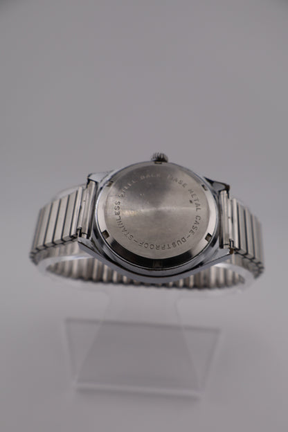 Vintage Kronotron 1970s Wind-up Brown Dial Men's Watch