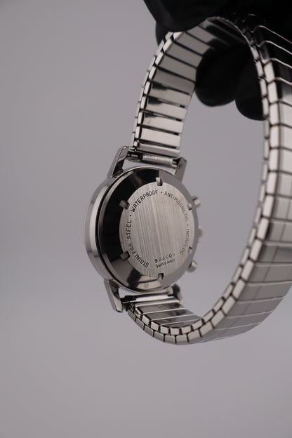 Vintage Bucherer Panda Chronograph Valjoux 7733 Manual Wind Swiss Men's Watch