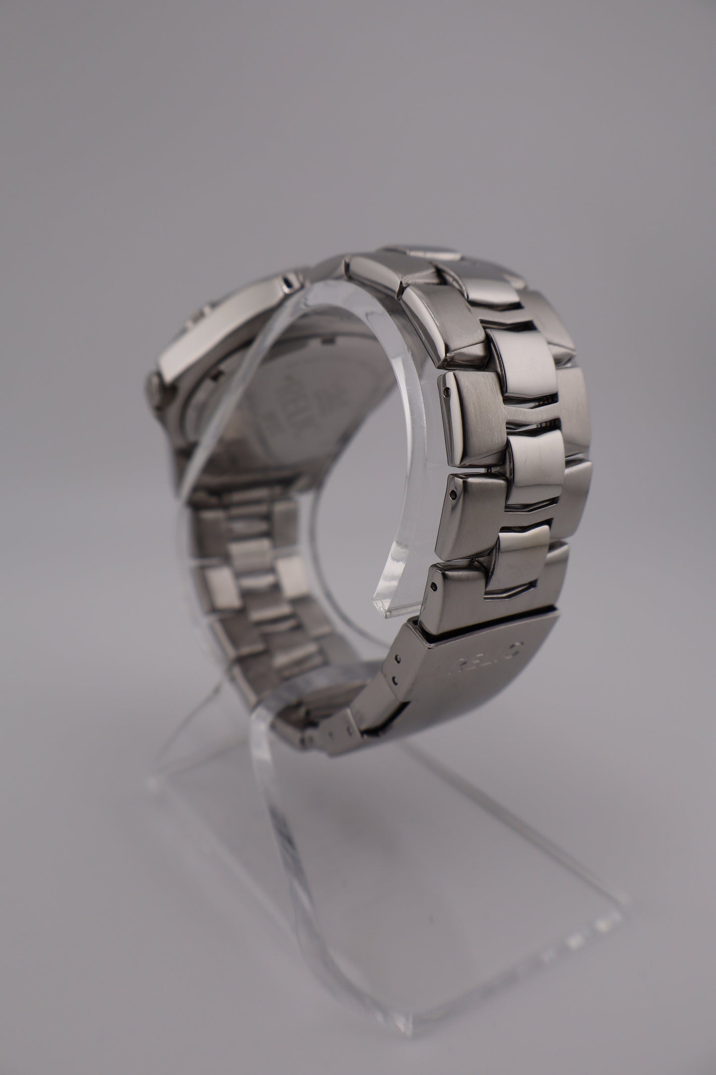 Vintage Relic Red Dial Chronograph Quartz Men's Watch w/ Original Band