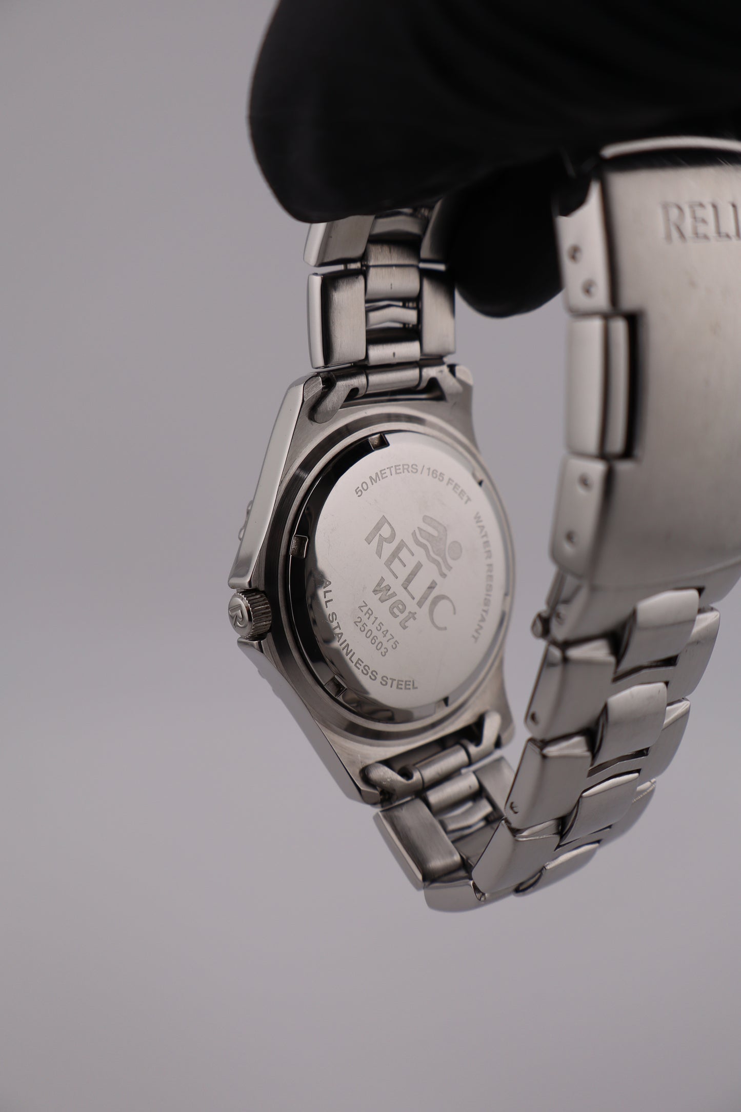 Vintage Relic Red Dial Chronograph Quartz Men's Watch w/ Original Band