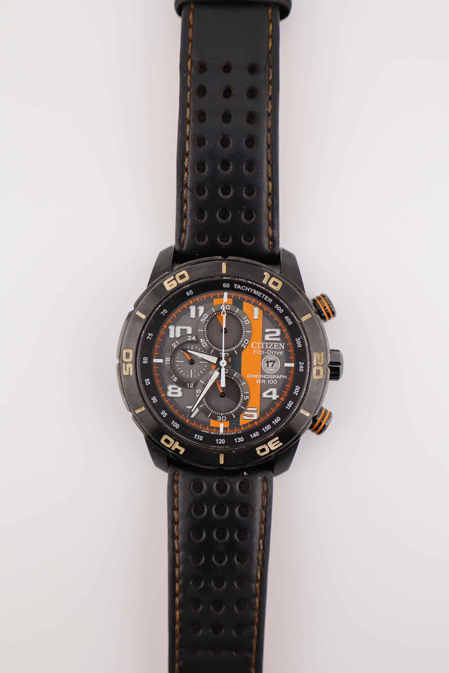 Citizen Primo Eco-Drive Chronograph WR100 Men's Watch