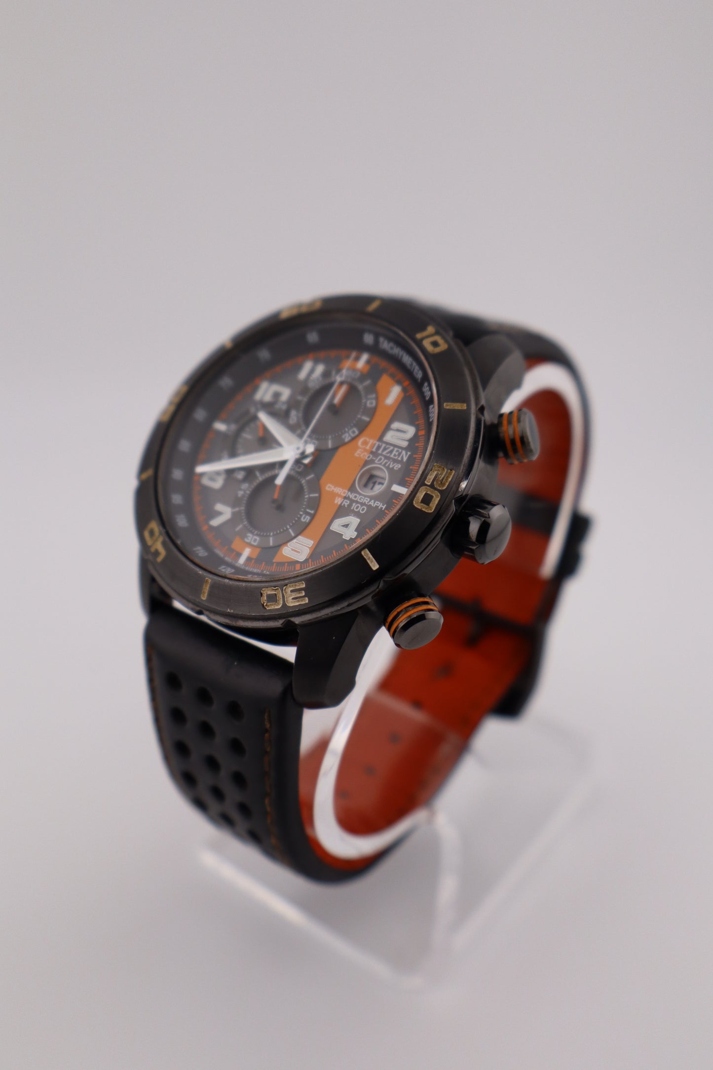 Citizen Primo Eco-Drive Chronograph WR100 Men's Watch