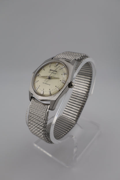 Vintage Bulova Commander 1968 M8 30-Jewel Automatic Stainless Steel Men's Watch