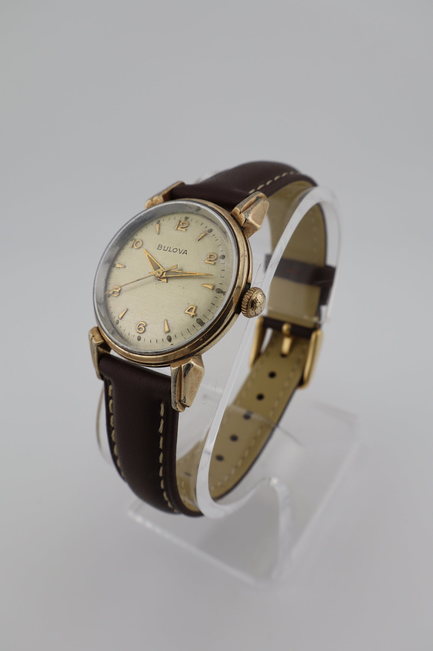 Vintage Bulova Commodore 1956 10K RGP Manual Wind Men's Watch - Great Condition