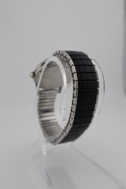 Vintage Bulova 1963 Jet Clipper 'M3' Black Dial 17J Manual-Wind Men's Watch