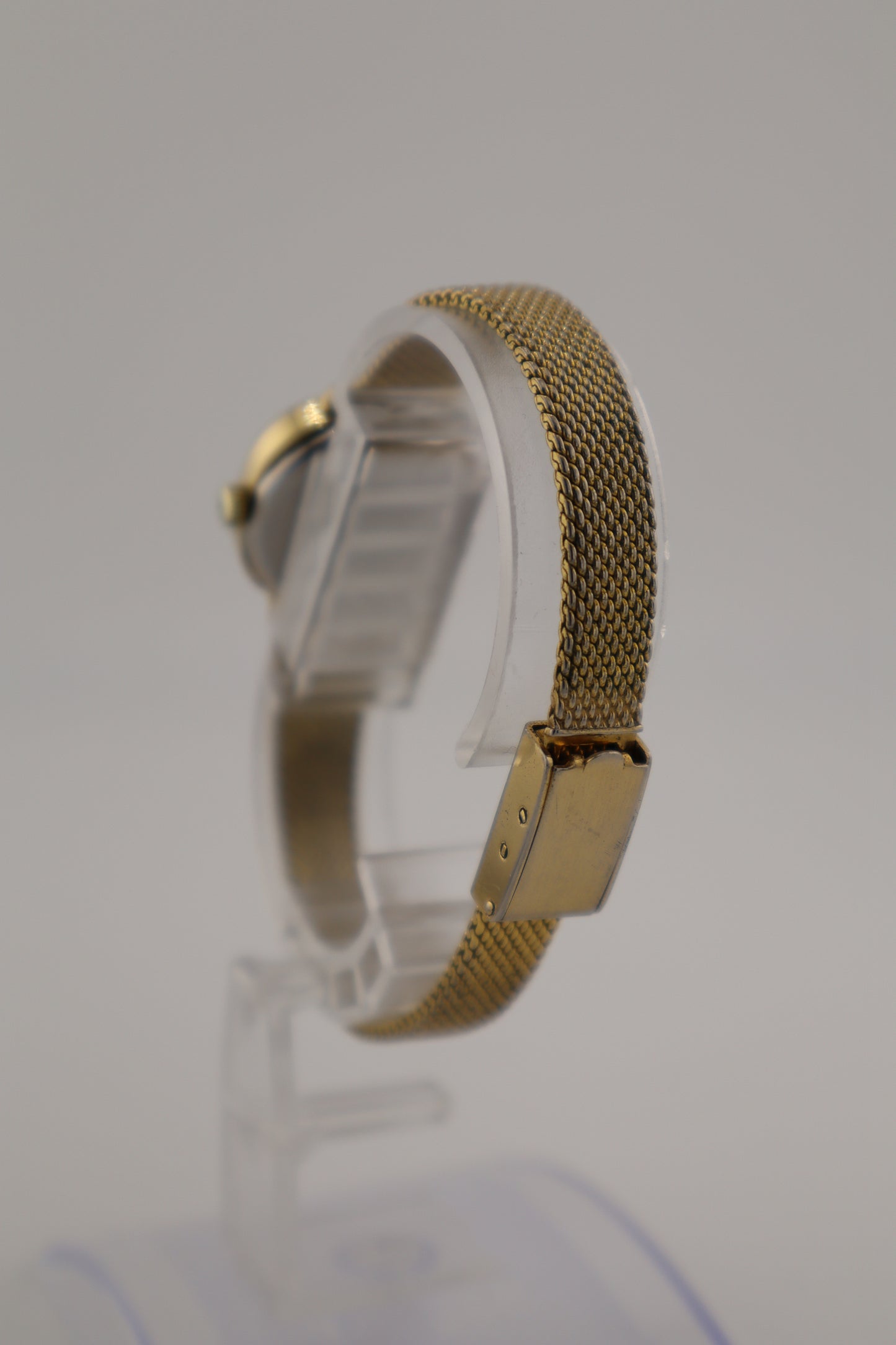 Vintage Jules Jurgensen Ladies Quartz Watch Gold Tone Mesh Bracelet Ref 4146 – Near Mint