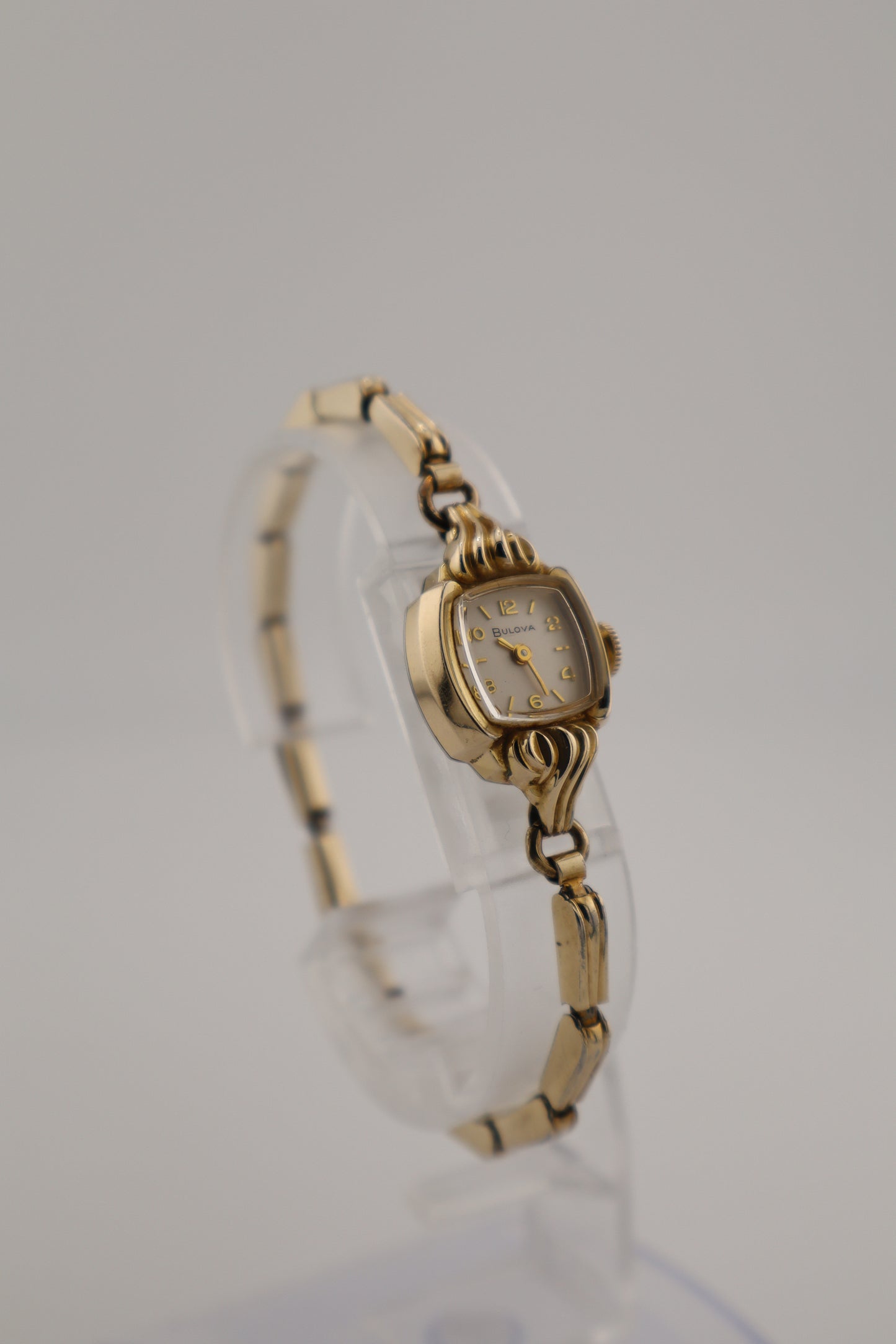 Vintage Bulova 'Goddess of Time' 1965 10K RGP Manual Wind Women's Watch