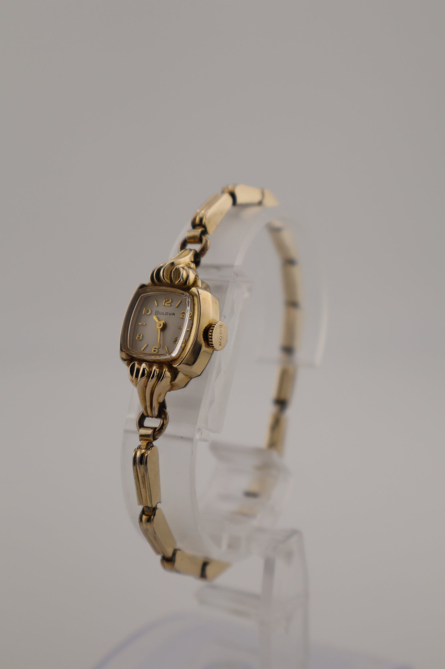 Vintage Bulova 'Goddess of Time' 1965 10K RGP Manual Wind Women's Watch