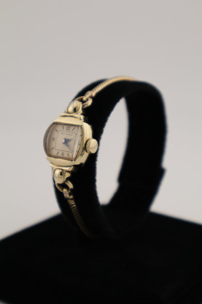 Vintage Waltham 1950s Princess 14k Gold Filled Manual Wind Women's Watch