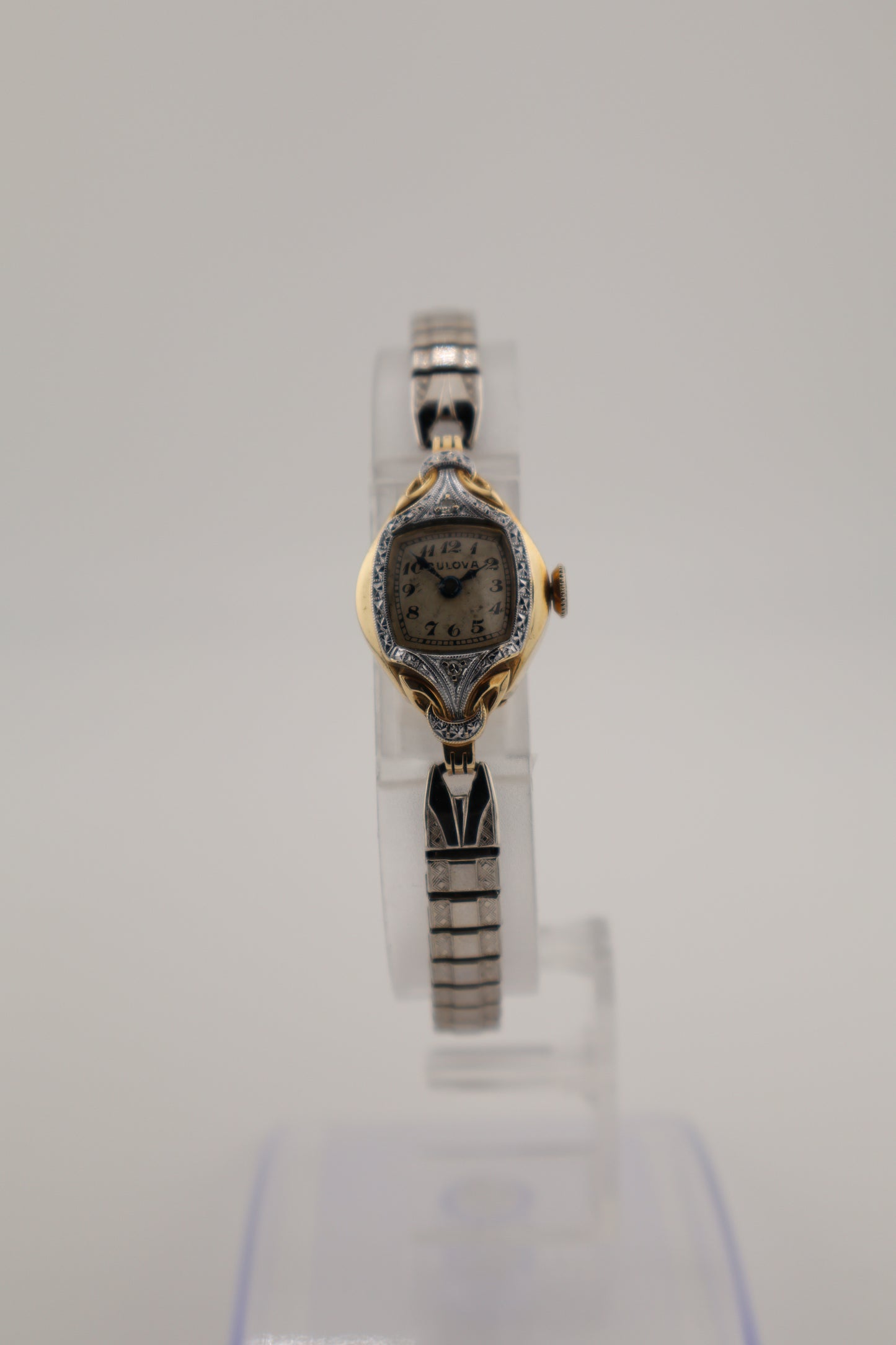 Vintage Bulova "Miss America" 1960 10K GF Diamond Bezel Manual Wind Women's Watch