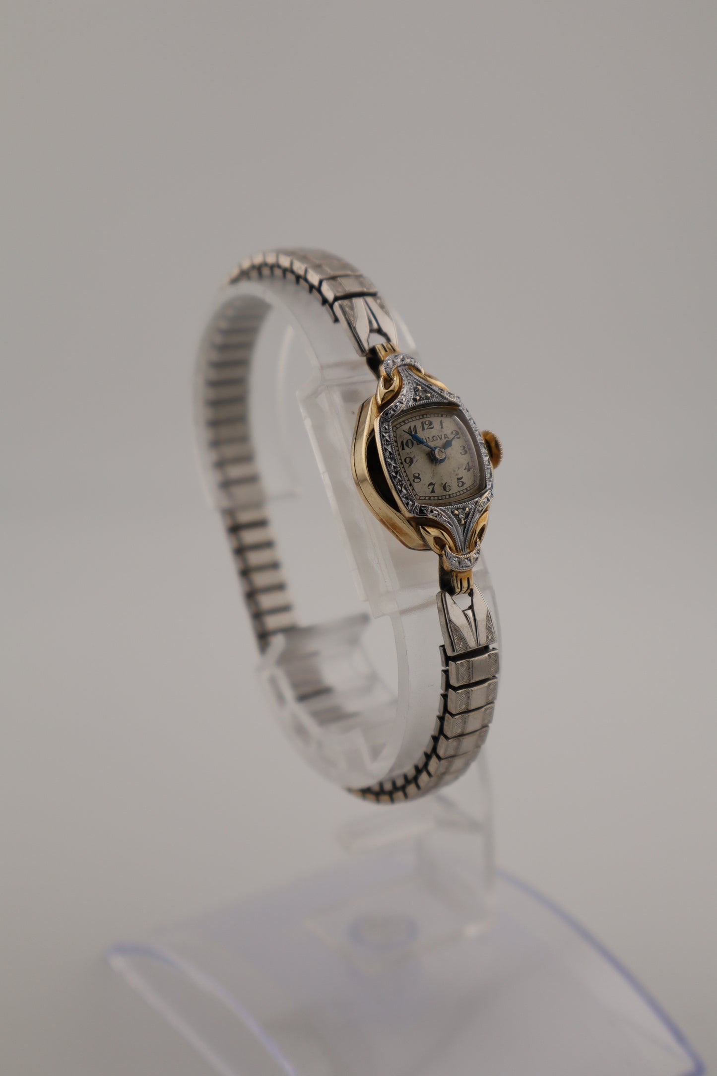 Vintage Bulova "Miss America" 1960 10K GF Diamond Bezel Manual Wind Women's Watch