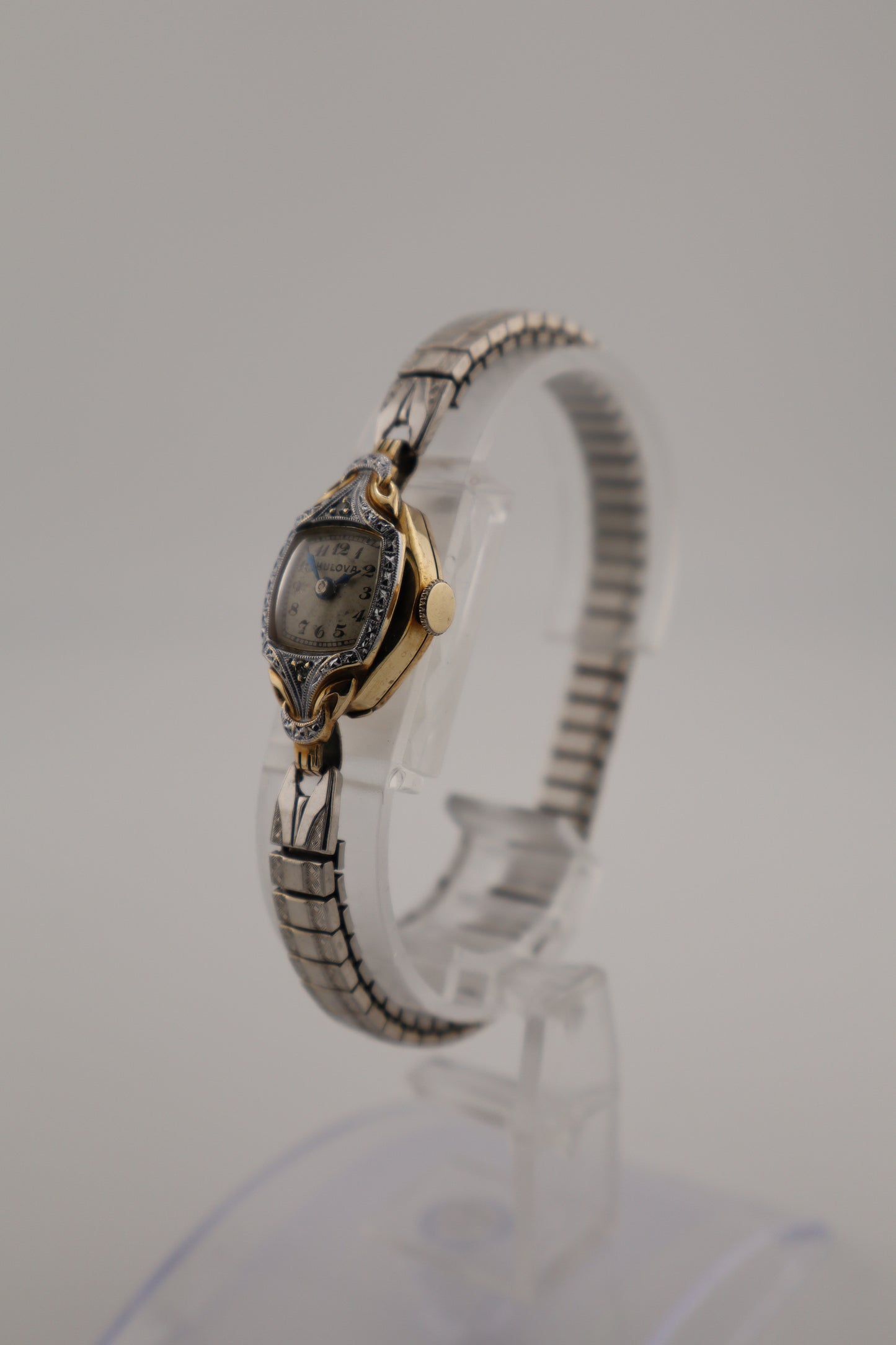 Vintage Bulova "Miss America" 1960 10K GF Diamond Bezel Manual Wind Women's Watch