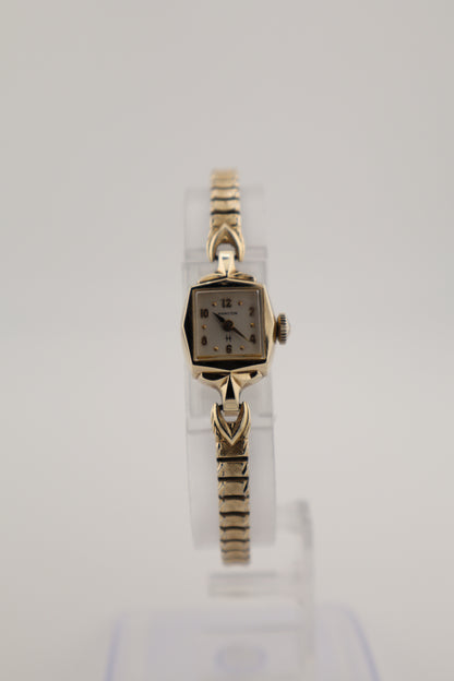 Vintage Hamiton Gala 1950's 10k RGP Manual Wind Women's Watch - Box and Receipt
