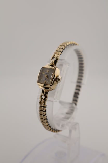 Vintage Hamiton Gala 1950's 10k RGP Manual Wind Women's Watch - Box and Receipt