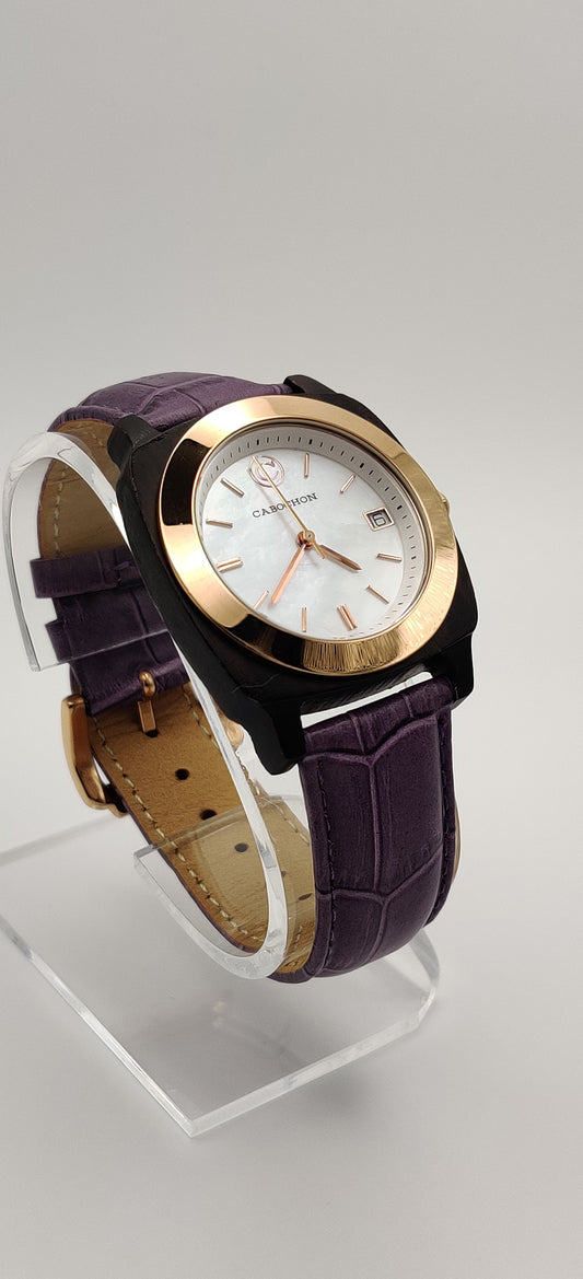 Cabochon Purple Swiss Women's Watch