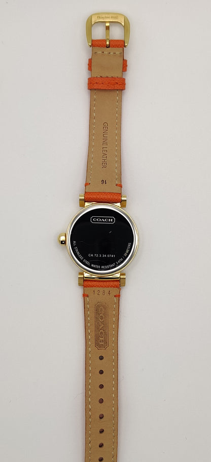 Coach Madison Orange Women's Watch