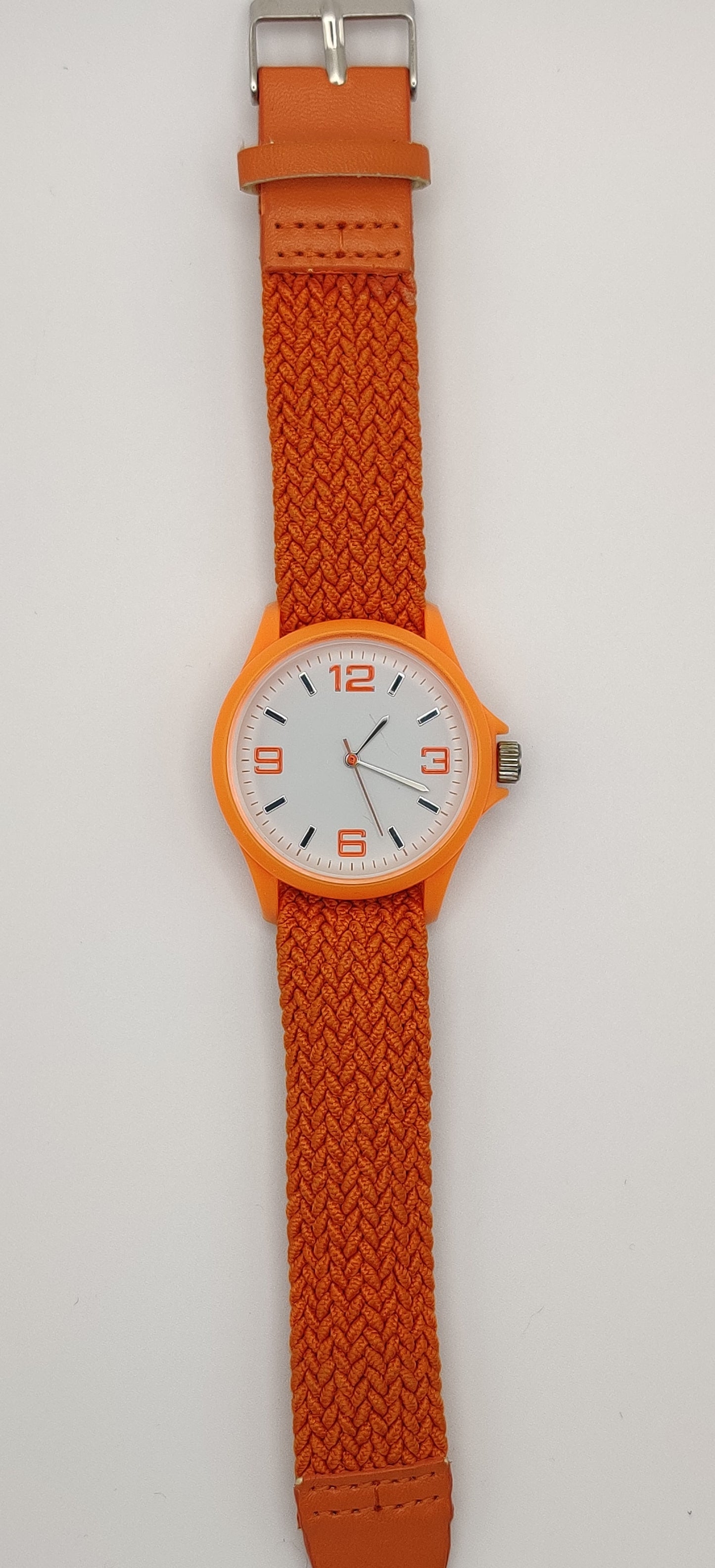 Orange Unisex Quartz Watch