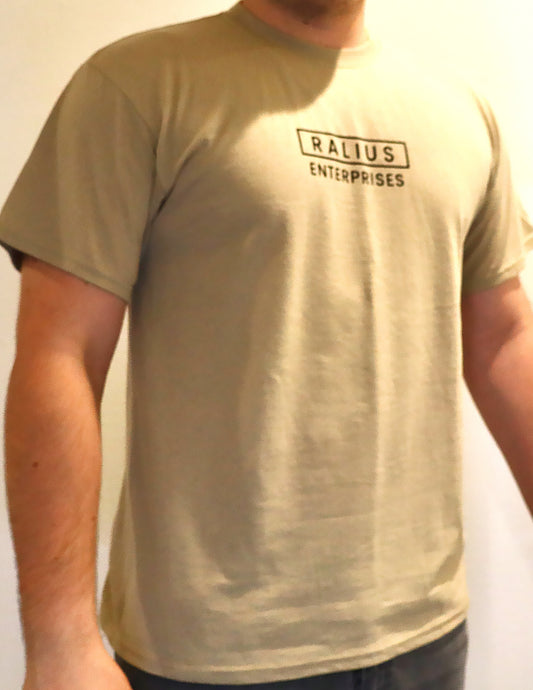 Ralius Enterprises Tan Tee - "Moments Define Destiny" Collection