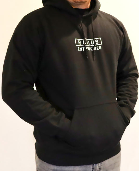Ralius Enterprises Black Hoodie - "Moments Define Destiny" Collection