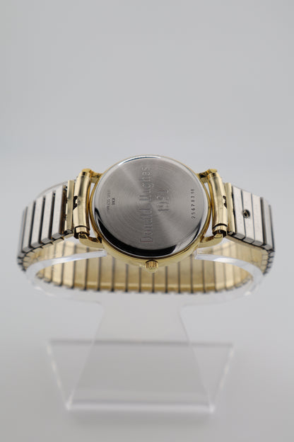 Vintage Longines Swiss Quartz Men’s Watch Gold Tone | Day-Date | Box & Papers | Diamond Award Charm