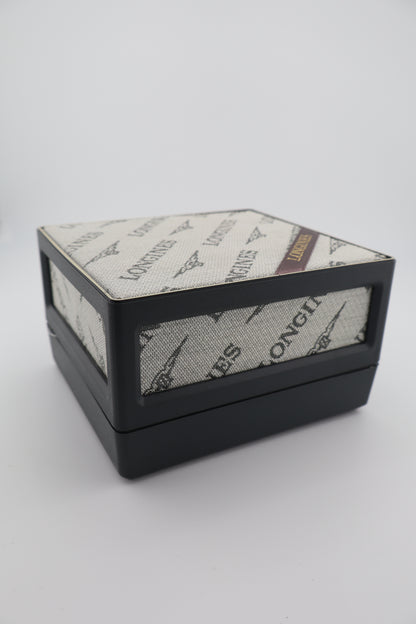 Vintage Longines Swiss Quartz Men’s Watch Gold Tone | Day-Date | Box & Papers | Diamond Award Charm