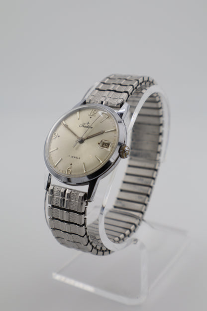 Vintage Tradition 1960s 17J Manual Wind Men's Watch w/ Original Band - Running Well!