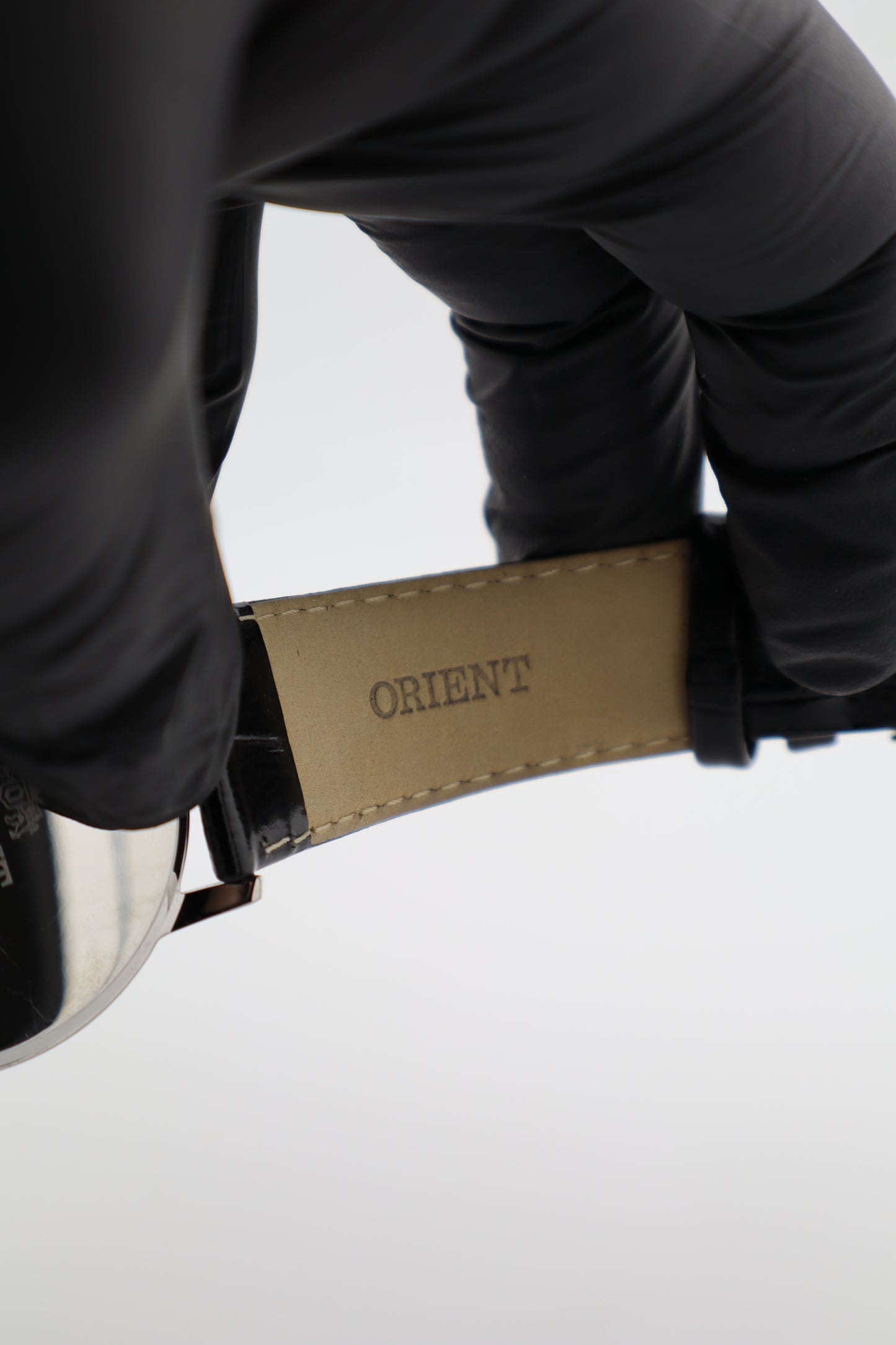 Orient Capital II Quartz Men’s Dress Watch Black Roman Dial Day/Date Box - New Battery