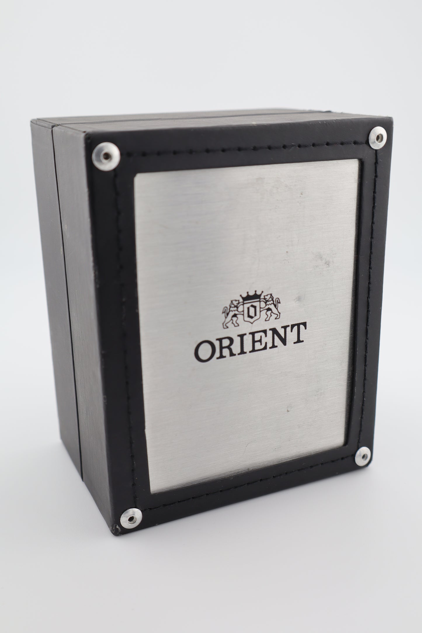 Orient Capital II Quartz Men’s Dress Watch Black Roman Dial Day/Date Box - New Battery