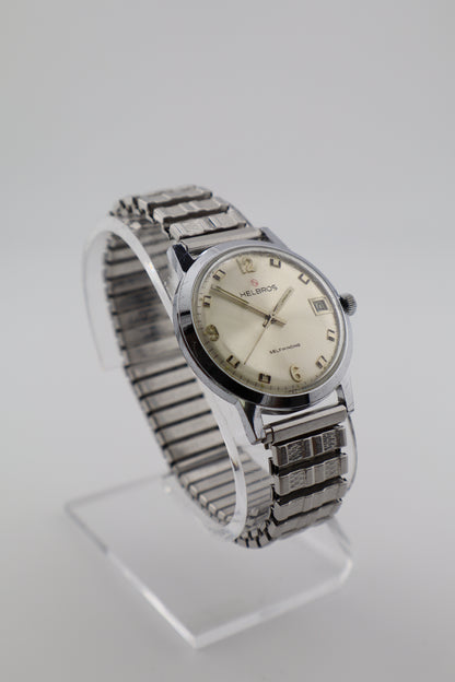 Vintage Helbros 1970s Self Winding West Germany 17J PUW-1561 Men's Watch