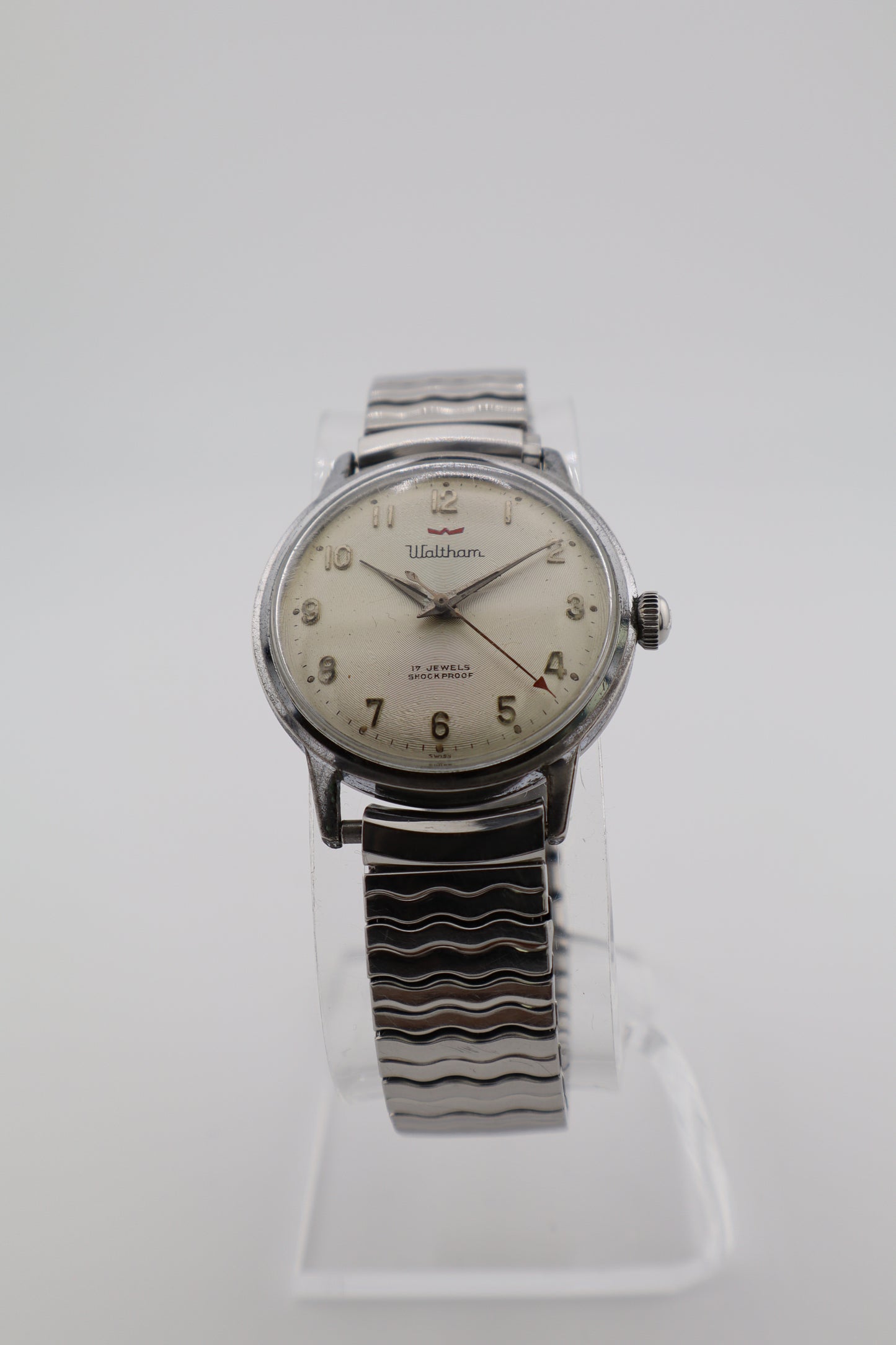 Vintage Waltham 1961 Sea Commando 17J AS1686 Swiss Manual Wind Men's Watch
