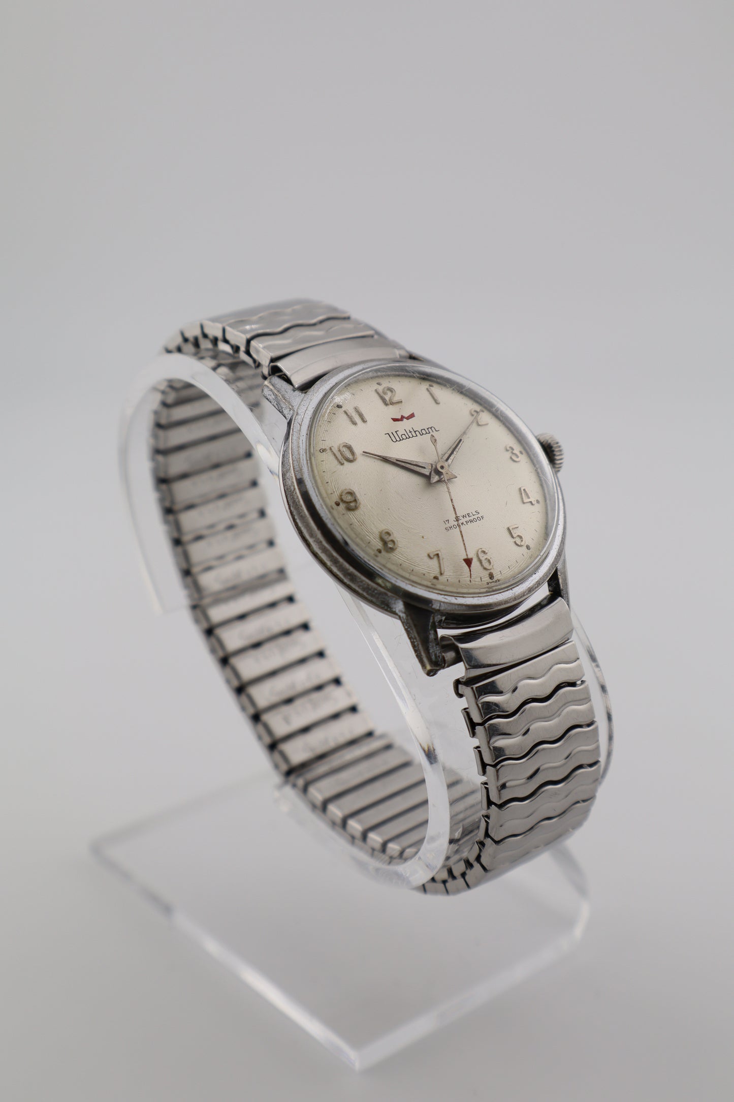 Vintage Waltham 1961 Sea Commando 17J AS1686 Swiss Manual Wind Men's Watch