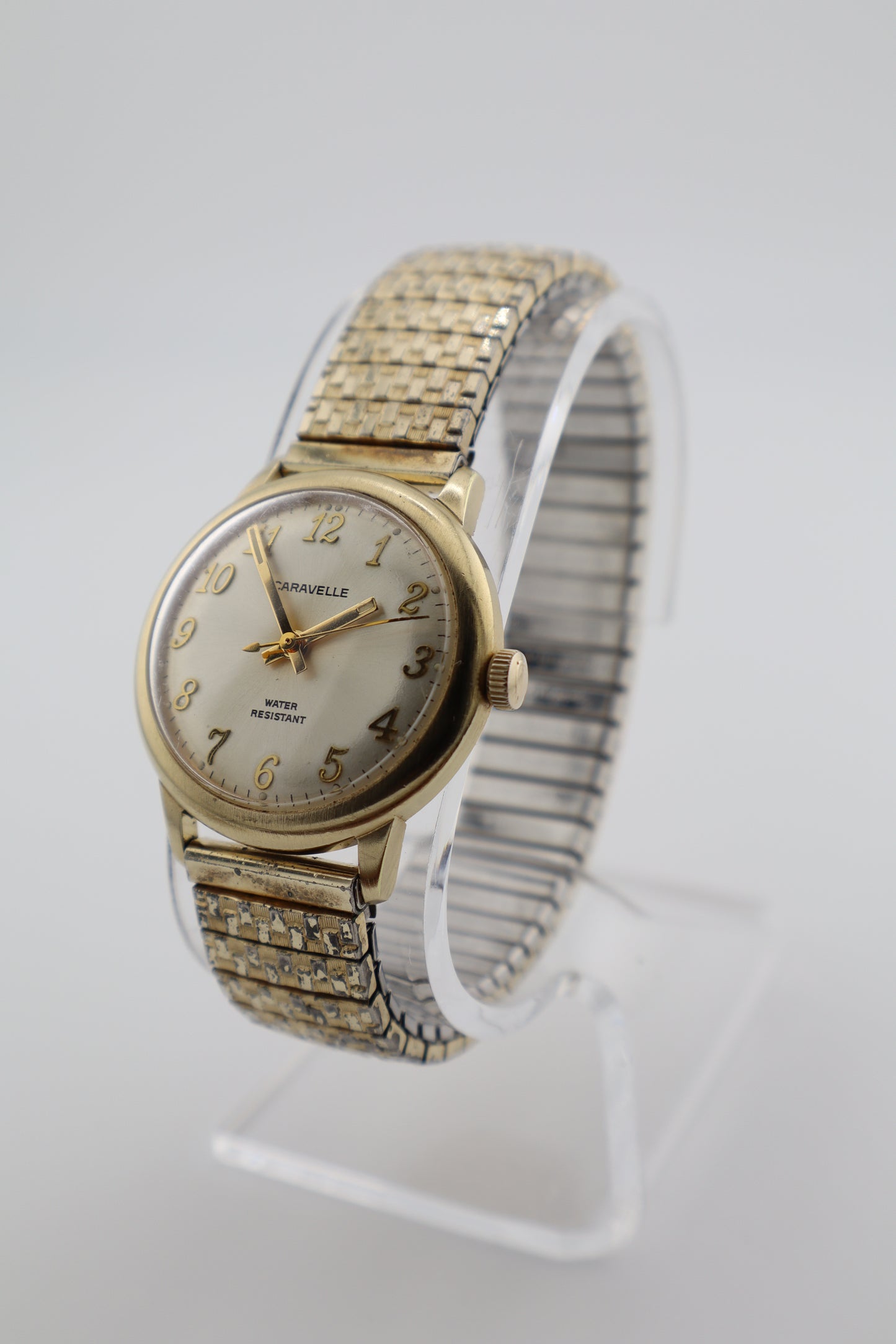 Vintage Caravelle by Bulova 1975 17J Manual Wind Original Crown Men's Watch - N5