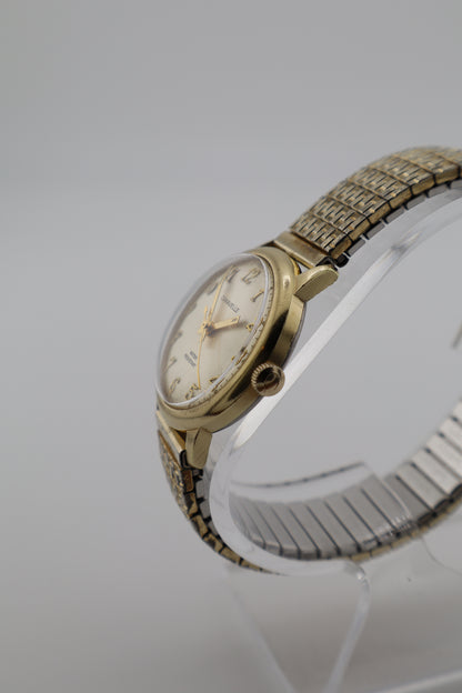 Vintage Caravelle by Bulova 1975 17J Manual Wind Original Crown Men's Watch - N5