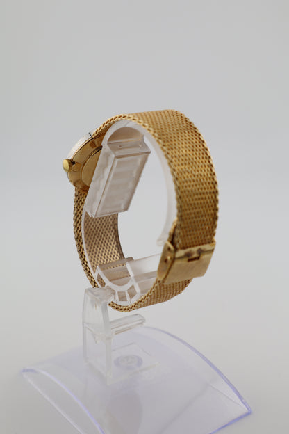 Vintage Baroness 1970's 17J Manual Wind Crystal Bezel Women's Watch - Integrated Bracelet, Box