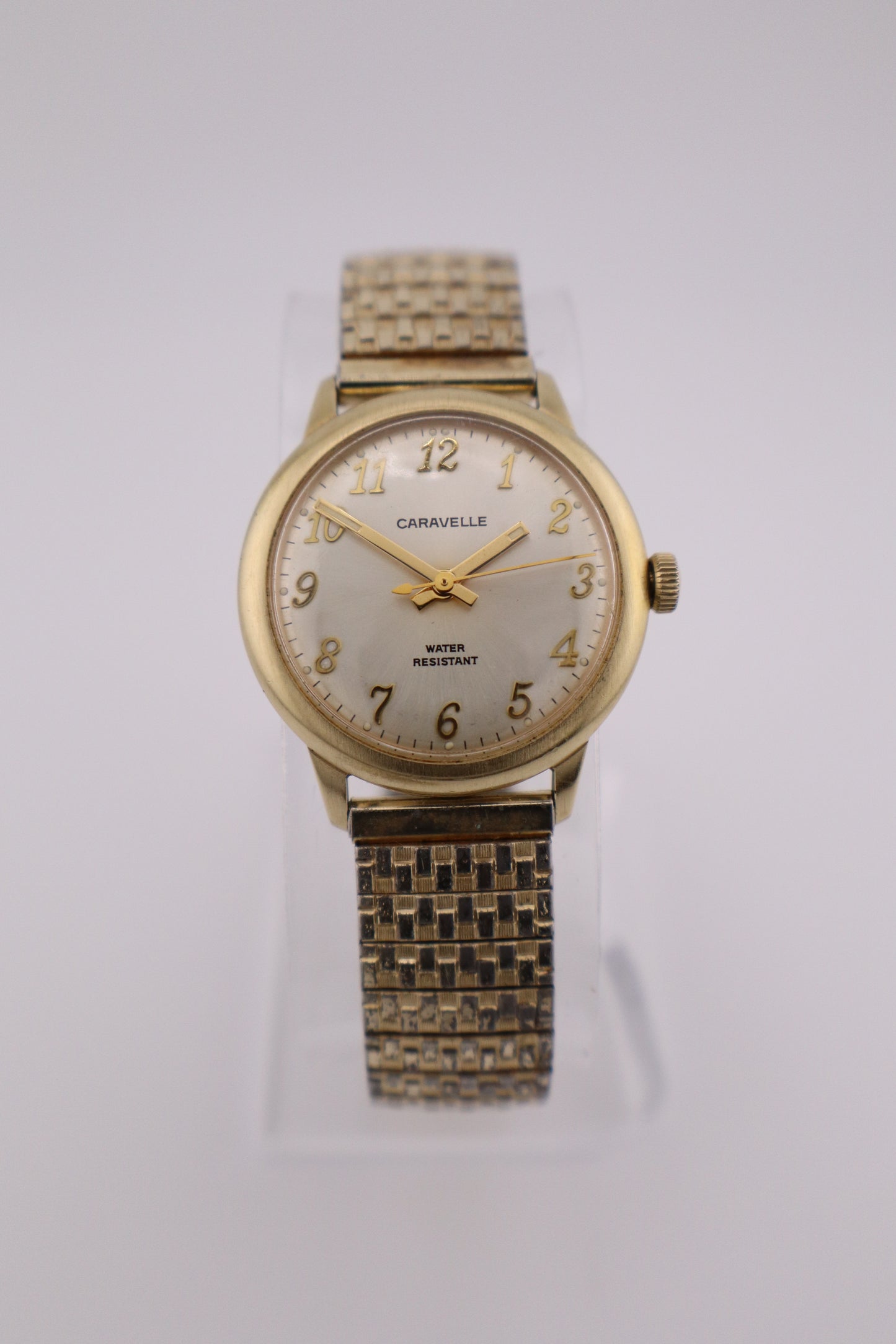 Vintage Caravelle by Bulova 1975 17J Manual Wind Original Crown Men's Watch - N5
