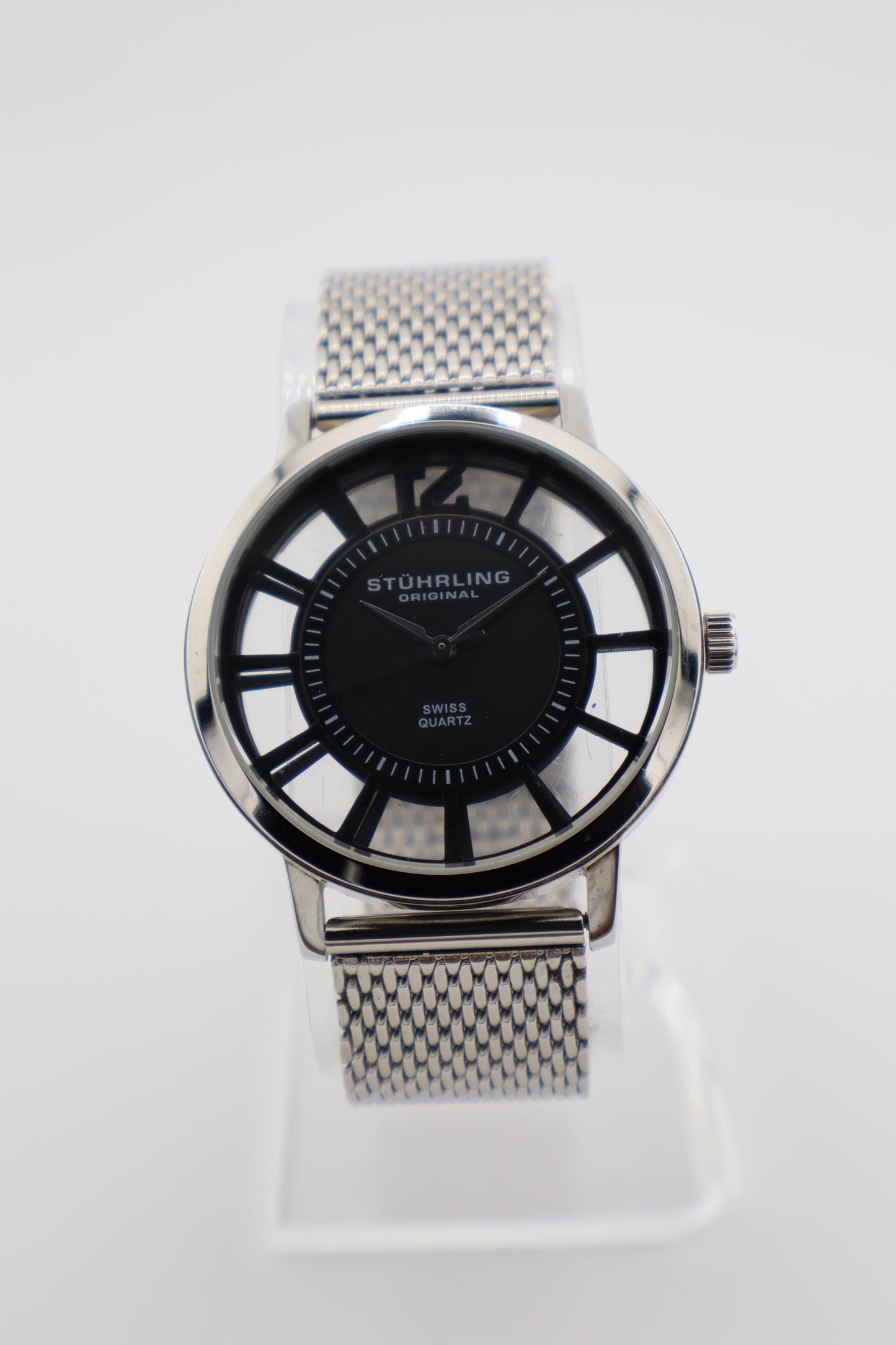 Stuhrling Winchester Del Sol 388M Swiss Quartz Men’s Watch Full Set (Box/Papers/Hangtag)