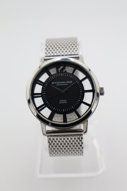 Stuhrling Winchester Del Sol 388M Swiss Quartz Men’s Watch Full Set (Box/Papers/Hangtag)