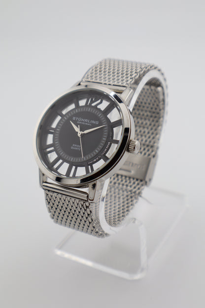 Stuhrling Winchester Del Sol 388M Swiss Quartz Men’s Watch Full Set (Box/Papers/Hangtag)